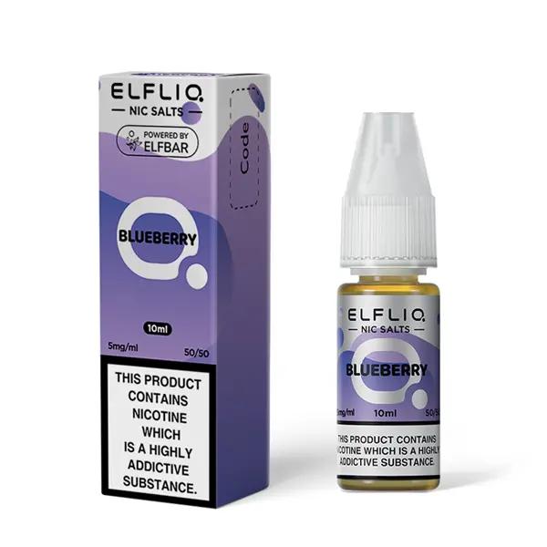 Product Image of Blueberry Nic Salt E-Liquid by Elf Bar Elfliq Salts 10ml